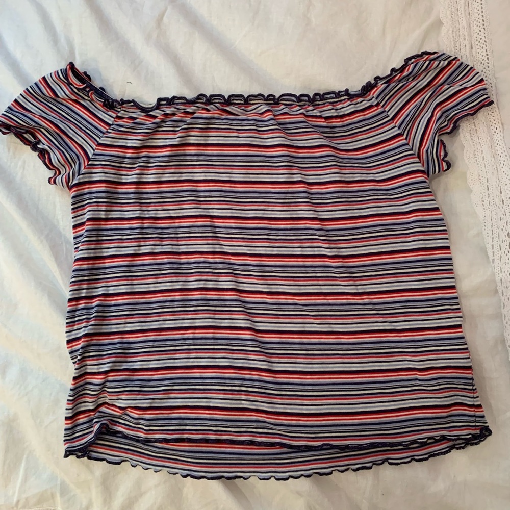 American eagle off the shoulder top